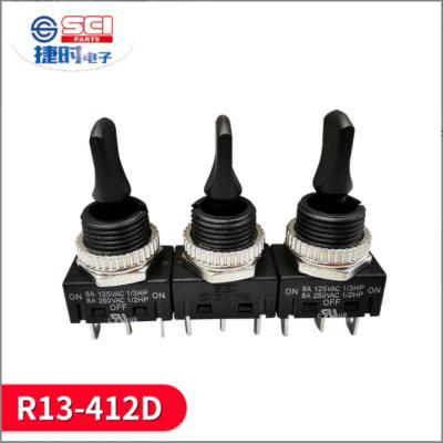 China original product R13-412D 8A 250V 3P SPDT 187