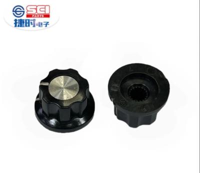 China Manufacturer RN-99F 18teeth Premium Bakelite Knobs Original Shaft Hole SCI Amplifier Closeouts for sale