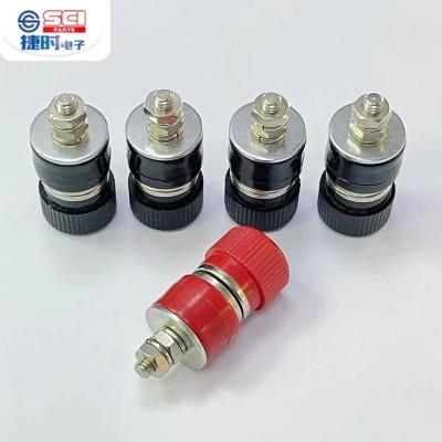 China Original SCI 4mm Manufacturer R1-26B 4mm Banana Panel Socket Binding Post Nut Jack Connector for sale