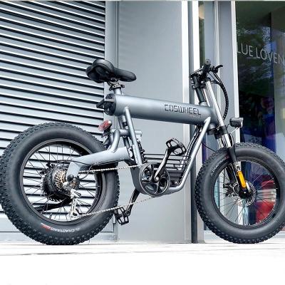 China COSWHEEL T20 Electric Alloy Aluminum Fat Bike With New Model 500W Powerful Electric Bicycle Mountain E Bike for sale