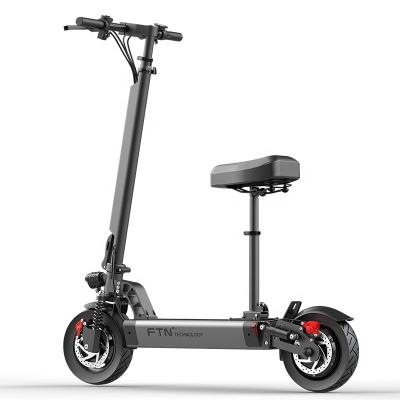 China Aluminum Alloy Kick Scooter 48V 500W Electric Scooter Material Adult Foldable Electric Scooter Best Quality E Scooter With Seat for sale