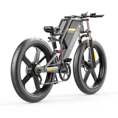 China FTN T-26 Aluminum Alloy Wholesale 26 Inch Full Suspension Electric Bicycle Fat Tire E Bike City Electric Bike for sale