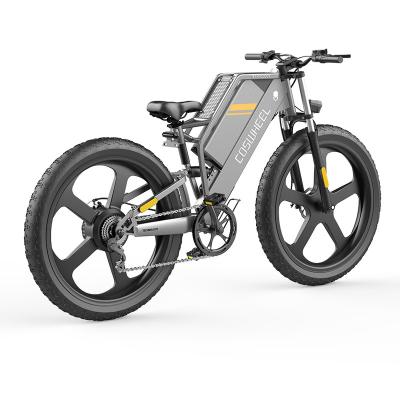 China Aluminum Alloy Wholesale 26 Fat Electric Bicycle Tire E Bike City Electric Bike Electric Bike With Pedals For Adults for sale