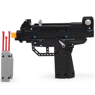 China DIY Building Brick 359PCS C81008 Moc Building Block Toy Holiday Gift Children's Educational Toys Miniature Submachine Gun Models For Children for sale