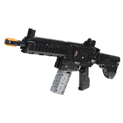 China Building Blocks Assembled 1178PCS HK416 Series Assault Rifle Assembly Building Block Model Birthday Gift For Boys Military New Year Gift for sale