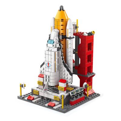 China Building Block The Assembled Toys of Rocket Building Blocks Model Construction DIY Toy Bag Packing Boy Creative Space Shuttle Space Exploration 1000PCS for sale