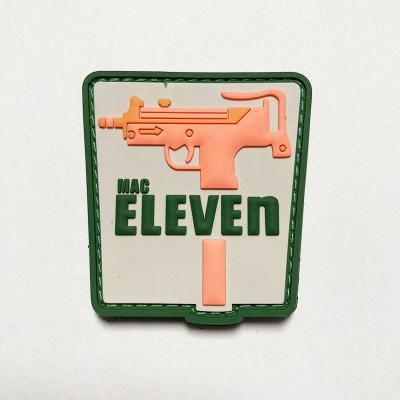 China High Quality Wholesale Custom Rubber Eleven Mac Patches With High Quality And Competitive Price for sale