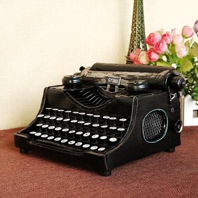 China Wholesale High Quality Europe Retro Vintage Typewriter Model For Studio Props Bar Cafe Decorations 1805418 for sale