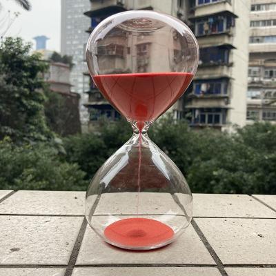 China 30 Minutes Hourglass Timer Hourglass Timer Creative Home Decoration Glass Factory Half Hour Glass Gift Minimalist Direct Sales for sale