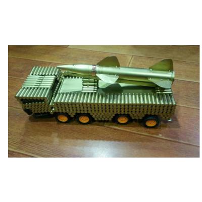 China Europe Shell Metal Crafts Large Bullet Missile Armored Vehicle Model Ornaments Decoration 1805442 for sale