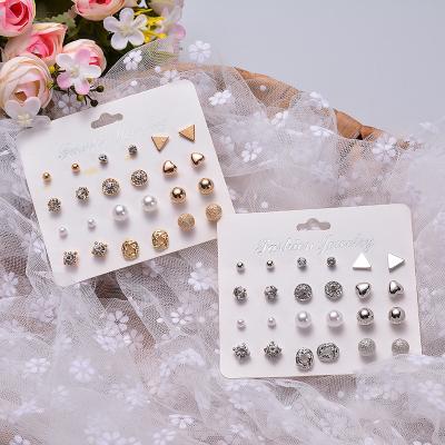 China High Quality Factory Direct Hip Hop Single Ear Cuts Jewelry Earrings Stainless Steel Circle Earring Set for sale