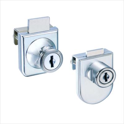 China Wholesale High Quality Glass Door Lock Ally Commercial Glass Door Lock 19*20mm for sale