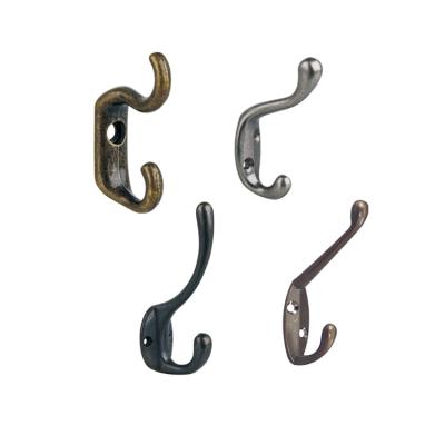 China Sustainable Professional Manufacture Towel Hooks Antique Bronze Bronze Coat Hook Single Hook for sale