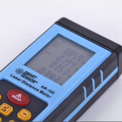 China Portable Indoor Laser Area Measure 100m Digital Laser Distance Meter Professional Laser Distance Meter for sale