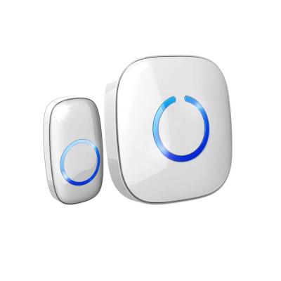 China Addams Newest Smart Home Plastic Radio 100 Meters Long Range Waterproof Family Wireless Doorbell for sale