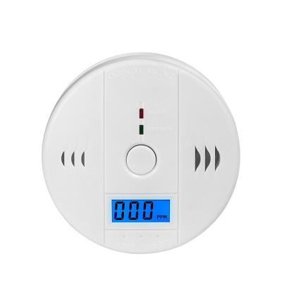 China Plastic Custom Household LCD Display Gas Alarm Detector Portable Auto Carbon Monoxide Detector for sale