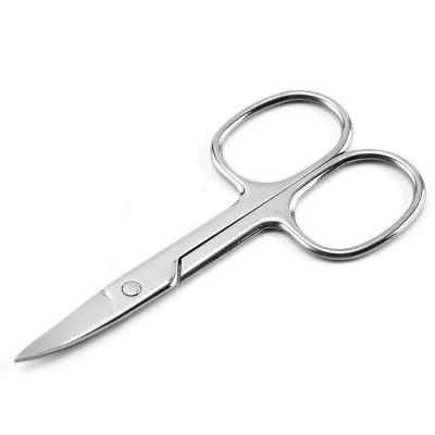 China Hot Selling Universal Cut Stainless Steel Scissors Eyelash Eyebrow Balancing Mini Makeup Eyebrow Scissors for sale