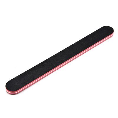 China Nail Care 2022 Hot Seller Emery Board Double Black EVA/Plasticde Nail Tool Nail File for sale