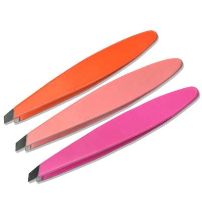 China High Quality Durable Beauty Makeup Tools Eyelash Clip Stainless Steel Eyebrow Tweezers for sale