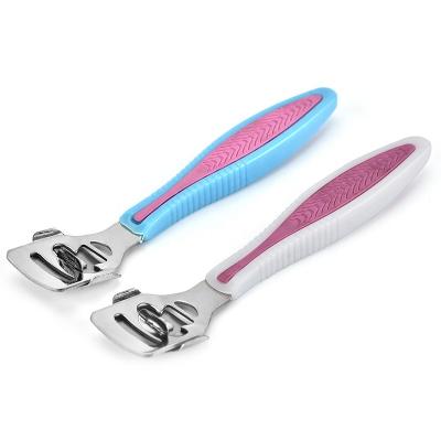 China Eco-friendly Multi-function Foot Callus Scraper Stainless Steel Skin Manicure Pedicure Knife Dead Peeling Tools for sale