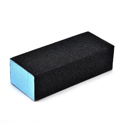 China Eco-friendly Professional Offers Double Side Manicure Tools Sponge Tofu Block Nail Care Tool Rubbing Board for sale