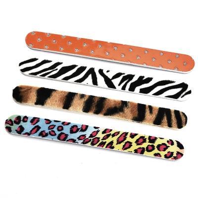 China Wholesale Eco-Friendly Customize Double Side EVA+Plastic Nail File Multicolor Emery Nail File Nail Salon for sale