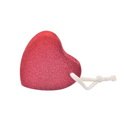 China Foot Convenience Pedicure Foot File High Quality Natural Heart Shape Lava Cleaning Artificial Pumice Stone for sale