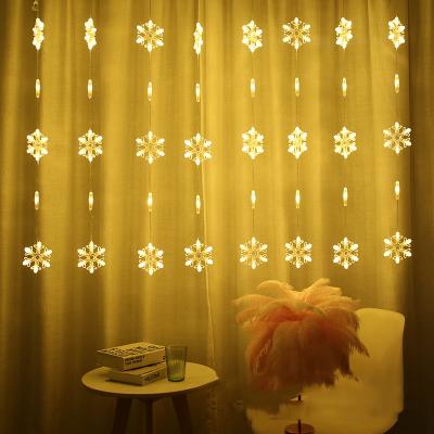 China String Light Led Snow Falling String Lights Christmas Light Snowfall Curtain Light for sale