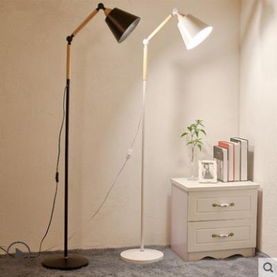 China Minimalist Wooden Nordic Design E27 Floor Standing Lamp for sale