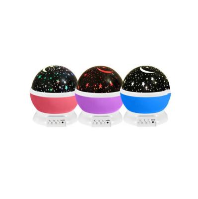 China Best of Room Selling Rotating Decorative Fancy Sky Moon Projector Bedroom Baby Night Light for sale