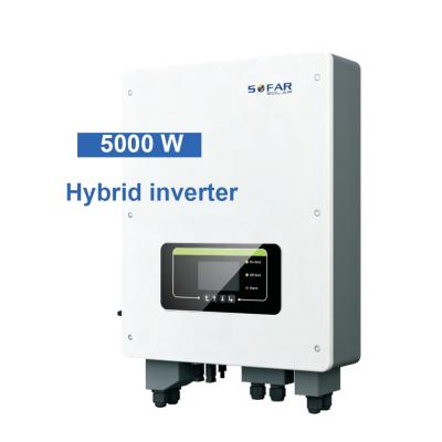 China Sunfuture Sofar Hybrid System Inverter Power Inverter Panel 5Kw Inverter Hybrid for sale