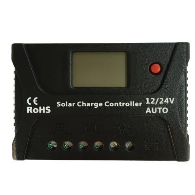 China Solar Charger Controller Sunfuture 12/24V 40Ah Small Charge Controller Pwm Solar Battery Controller for sale