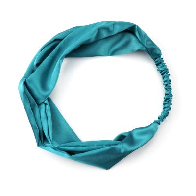 China Polyester Polyester Satin Knotted Headbands Wraps Fashion Knitted Soft And Comfortable Hot Selling Products for sale