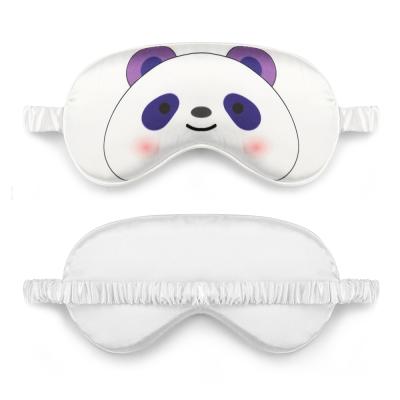 China Wholesale Custom Anti-Puffiness Panda Sleep Mask Sleeping Eye Mask With Digital Printing Silk Sleep Mask for sale