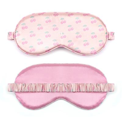 China Wholesale Anti-puffiness satin sleep eye mask sleep eye mask with digital printing silk travel sleep mask for sale