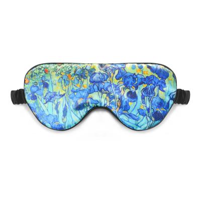 China Wholesale Anti-puffiness mulber silk sleep mask recycled sleep eye mask with digital printing sleep mask plane for sale