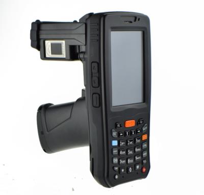 China Handheld computer 3.5 inch Android 4.2 4G LTE handheld pda 1D 2D barcode scanner wireless gun with buil-in wifi, RFID reader, pistol grip for sale