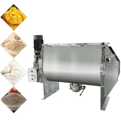 China Powder Ribbon Mixer Machine Price Stainless Steel Mixing Tank With Agitator Powder Mixer for sale