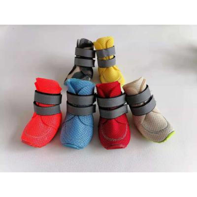 China Durable Portable Anti Slip Comfortable Wearable Boots And Breathable Pet Shoes For Dog for sale