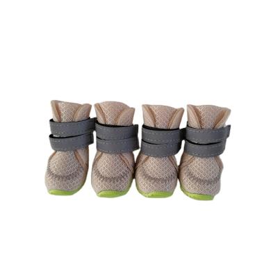 China Viable Wholesale Pet Non Slip Dog Shoes Waterproof Boots Anti Slip Protect Paw Dog Shoes for sale