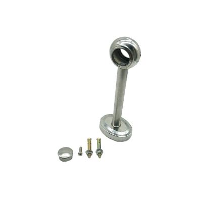 China Approach 201 Stainless Steel 25 Mm Fashion 300mm Tall Round Tube Base Double Moves Clamp Seat for sale