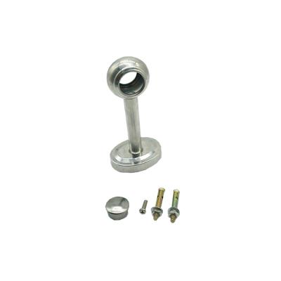 China Approach 201 Stainless Steel 25 Mm Fashion 200mm Tall Round Tube Base Double Moves Clamp Seat for sale