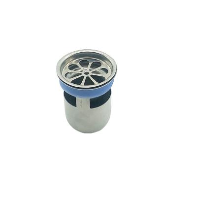 China Wholesale Modern Wire Drawing 304 Stainless Steel Smell Proof Deep Water Liquid Plug Core 6cm Long For Floor Drain With Silicone Ring for sale