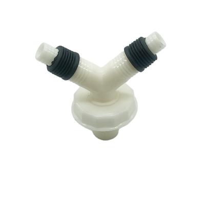 China Modern Floor Drain Accessory Plastic Recess Double Compact Connector Set for sale