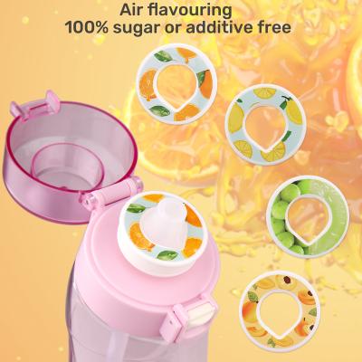 China Tritan Fruit Flavor Plastic Pod Viable Air Freshener Flavor For Fitness Sport Water Bottle 650ml for sale