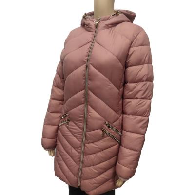 China Anti-wrinkle OEM winter women fashion warm blazer hooded down cropped jackets and coat for sale