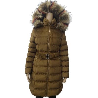 China Winter Viable Hooded Stripper Long Faux Fur Outerwear Fashion Coat for sale