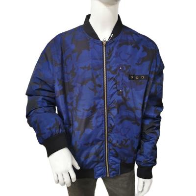 China OEM Custom 100% Polyester Sublimation Print Camouflage Print Bomber Jacket QUICK DRY Coat For Men for sale