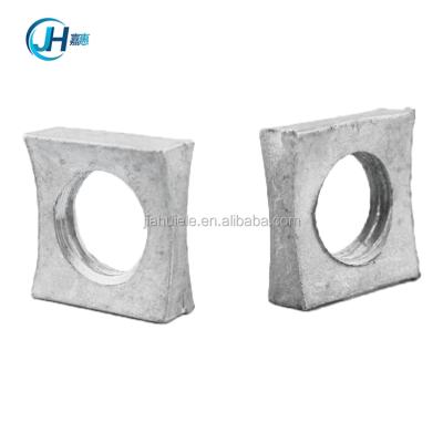 China Heavy industry ali baba website online shopping high quality concave square lock nut galvanized for sale