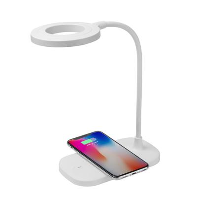 China Modern Wholesale Touch&Dimmer Wireless Charging Table Lamp CE, ROHS for sale